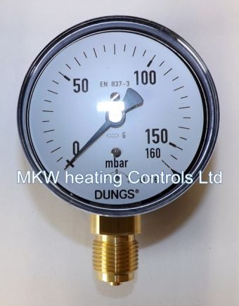 Dungs KP 80 0-160 pressure gauge 104 083